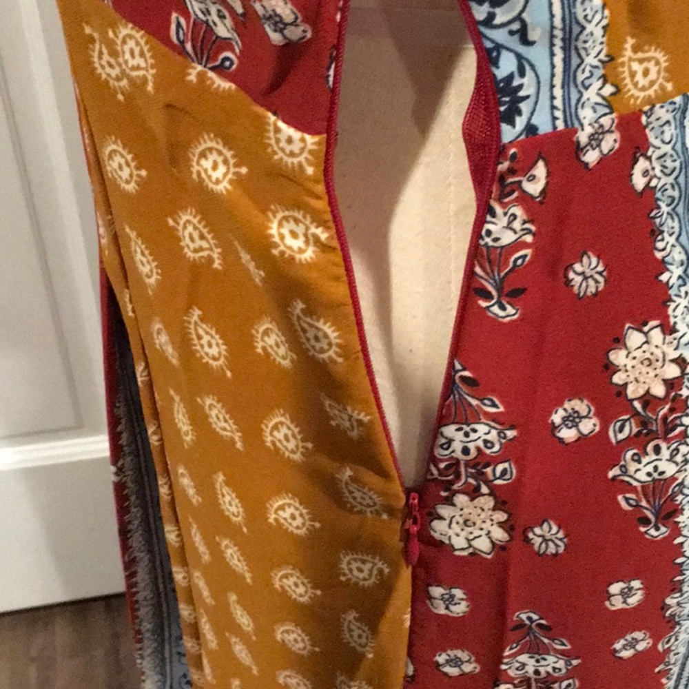 Earthy Boho Multi Print Maxi Dress - Picture 7 of 8